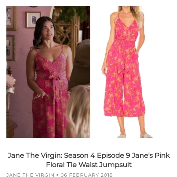 Free People Hot Tropics Jumpsuit Wide Leg Romper Feathers Crop Capris Pink 2 ASO - Picture 1 of 9